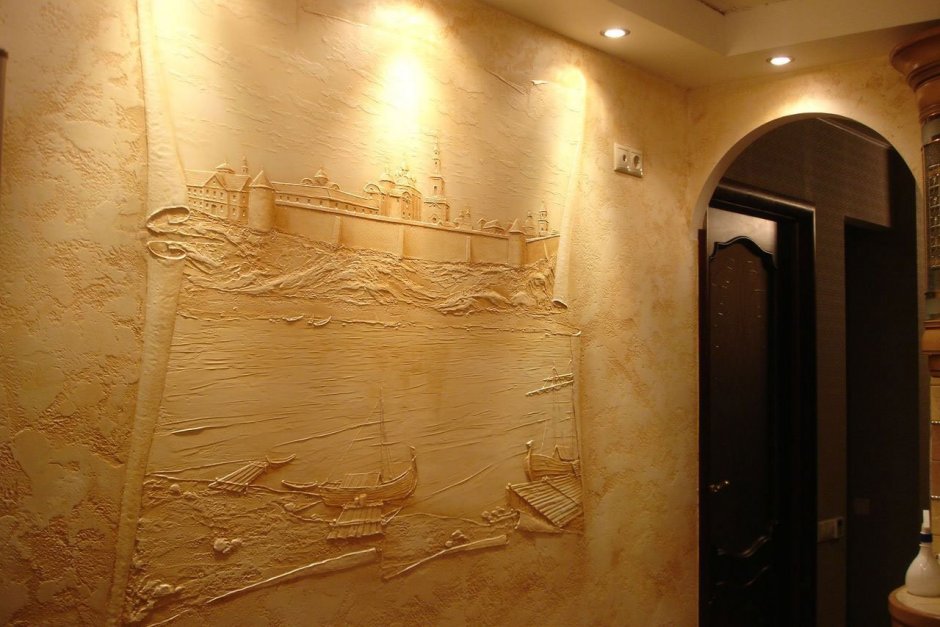 Декоративная шпатлевка для стен