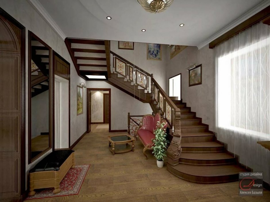 Проекты домов с лестницей на второй этаж