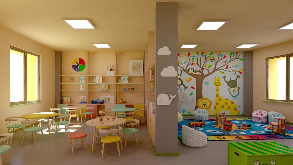 Мебель для детских садов интерьер