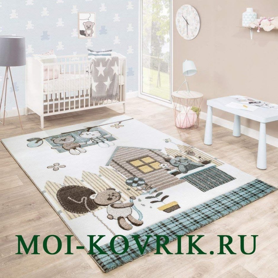 Ковер круглый детский