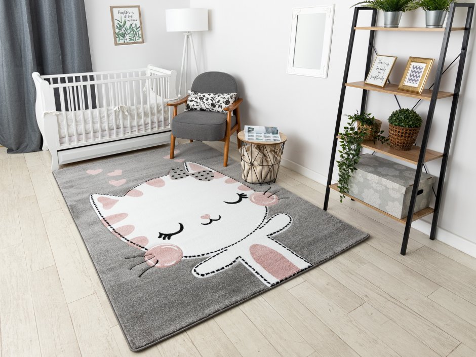 Ковер petit Kitty кот серый
