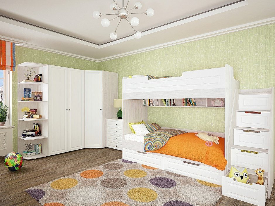 Детская спальня Прага Сурская мебель
