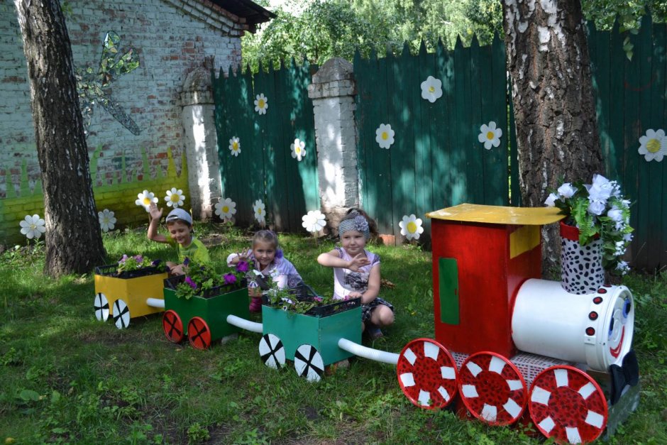 Идеи для детской площадки в саду