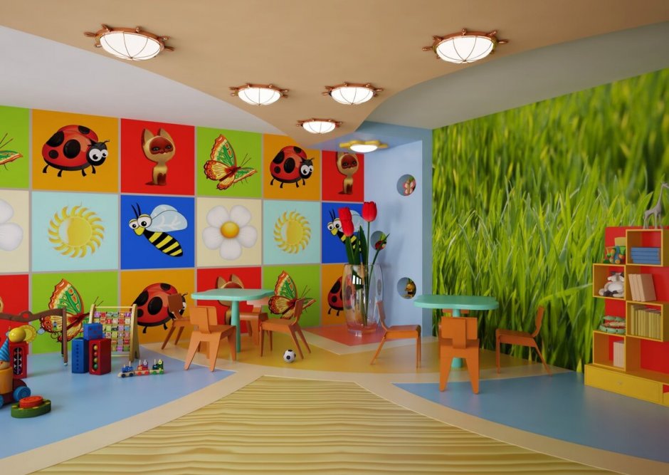 Комната в детском саду
