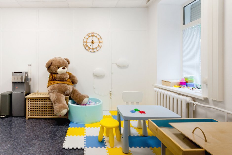 Кабинет психолога для детей в Европе
