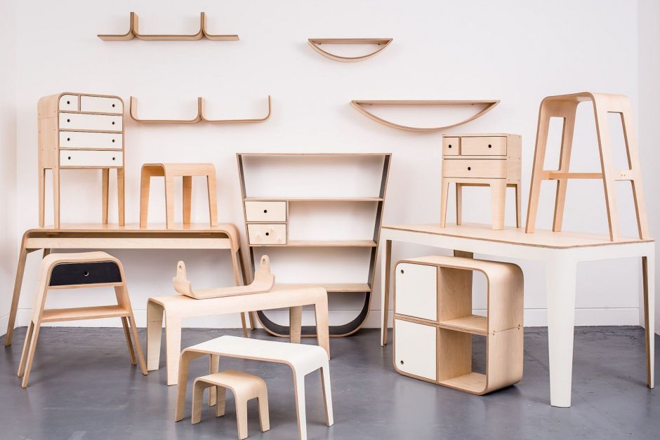 Дизайнерская мебель из фанеры детская