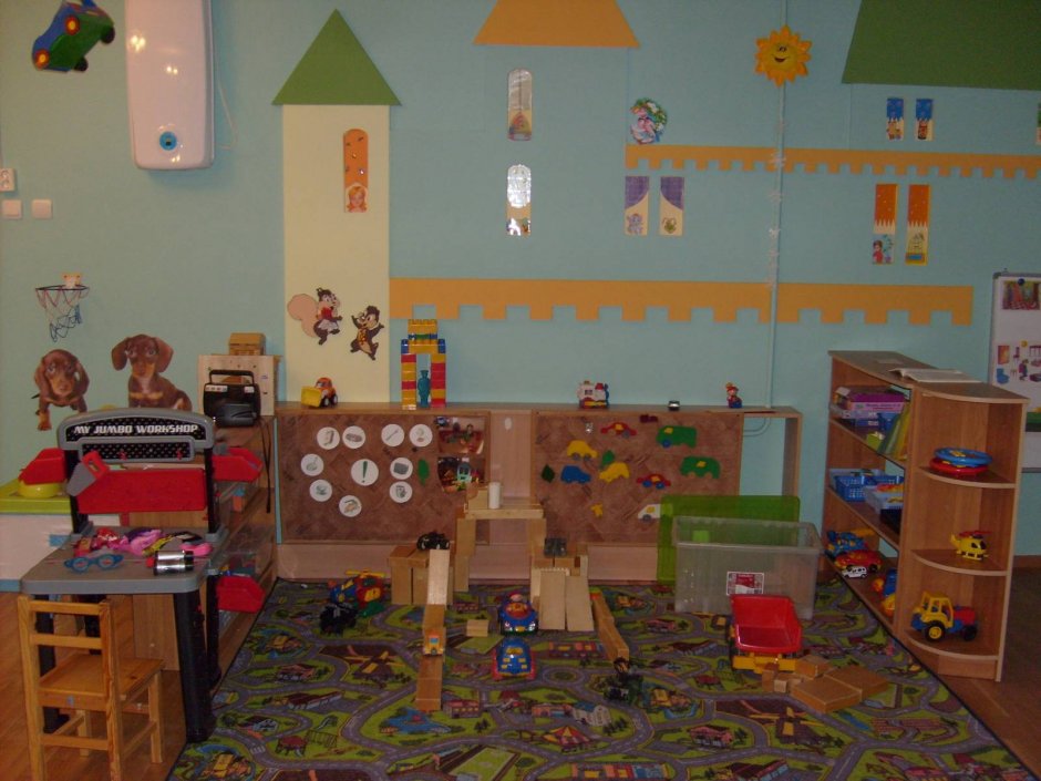 Игровые зоны для детей в детском саду