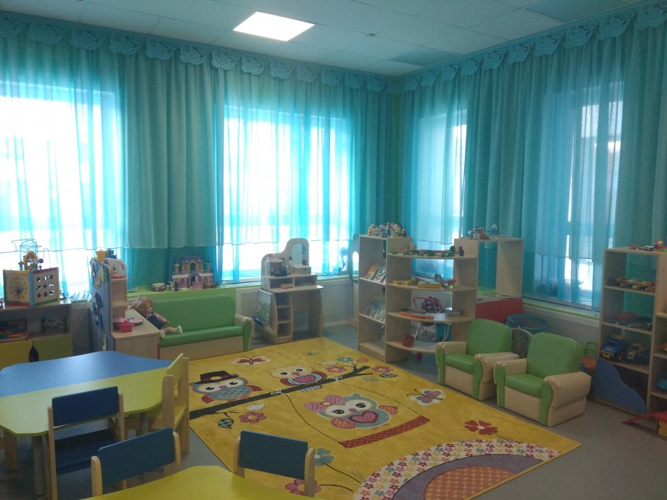Интерьер групповой комнаты в детском саду