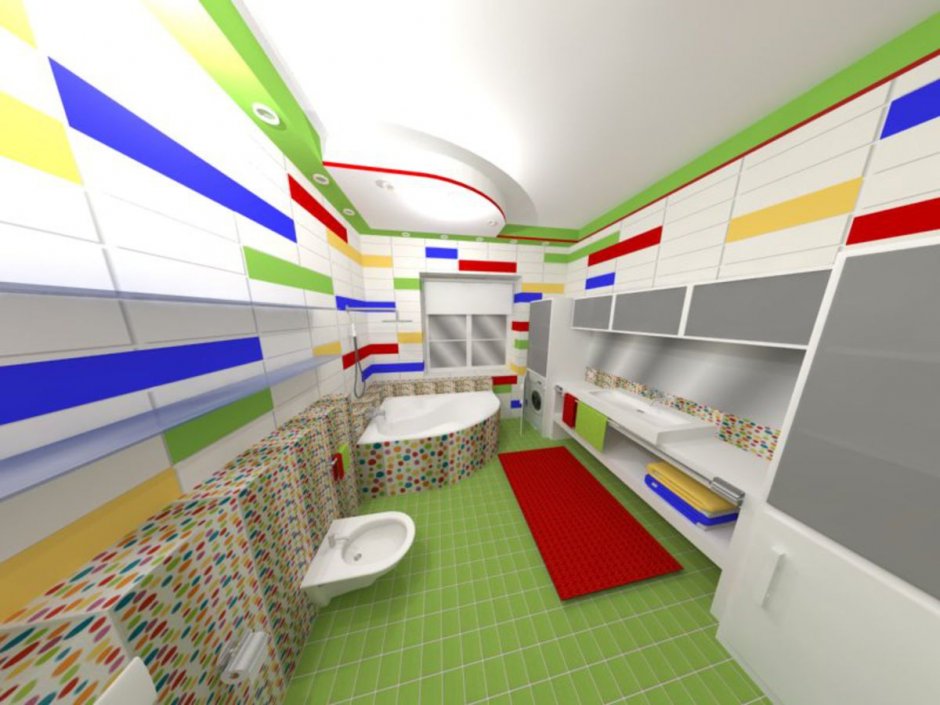 Туалет школа современный дизайн