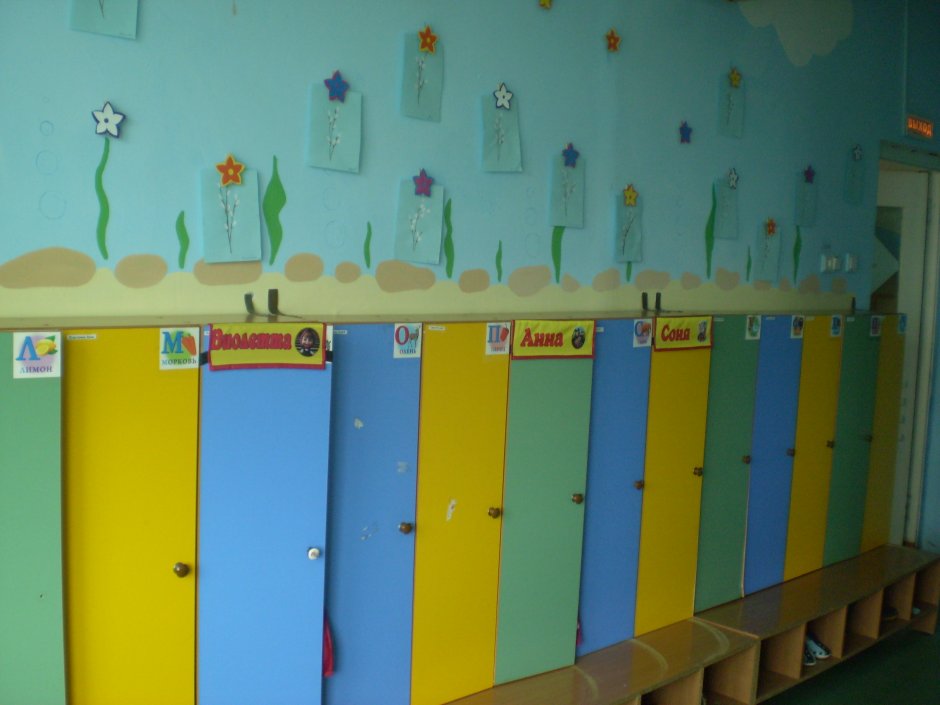 Идеи для раздевалки в детском саду