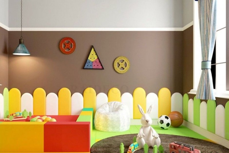 Мягкие стены для детской комнаты