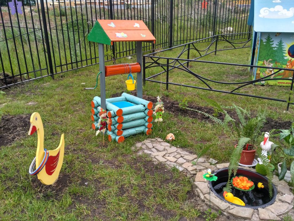 Обустройство площадки в детском саду