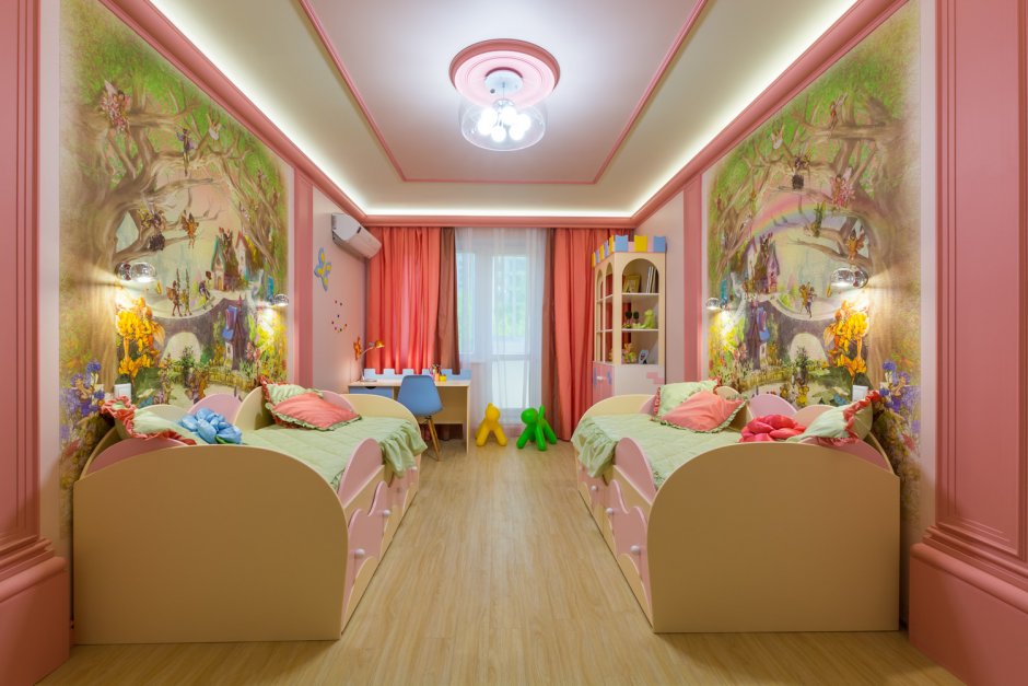Евроремонт детской комнаты для девочек