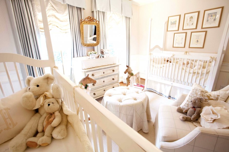 Богатая детская комната для младенца