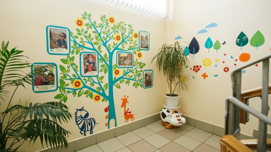 Украшения на стену для детей в детский центр