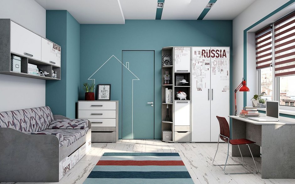 Детская спальня грей св мебель