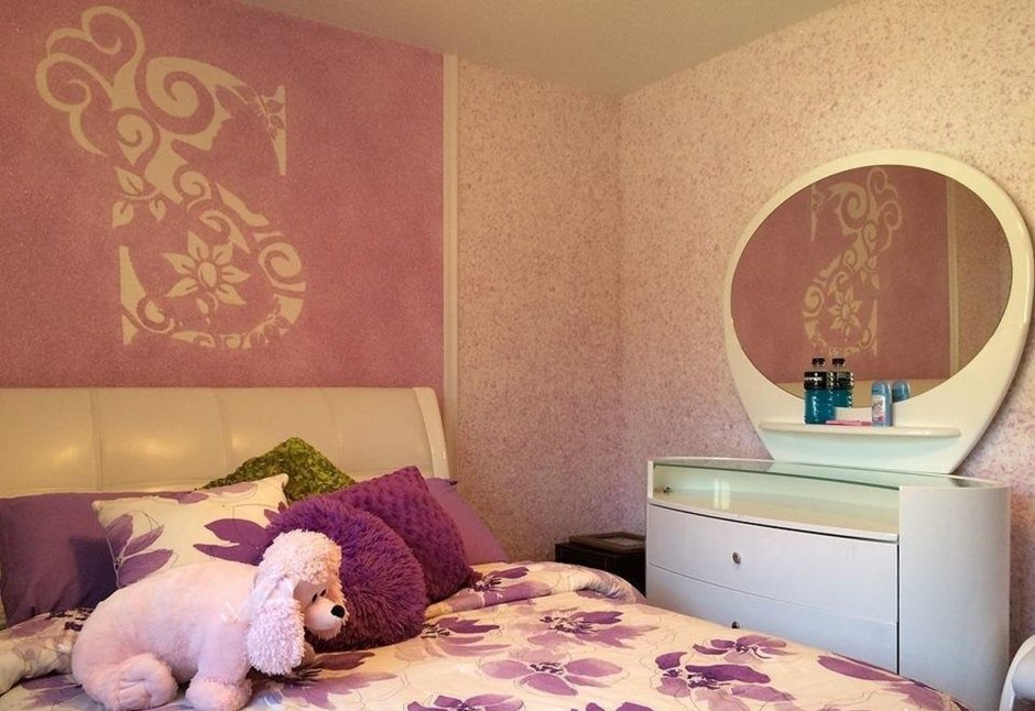 Фото пано венецианской штукатурки в спальне