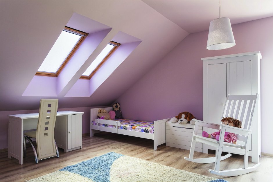 Детская под крышей