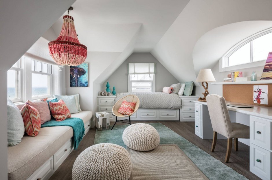 Детские комнаты на мансарде