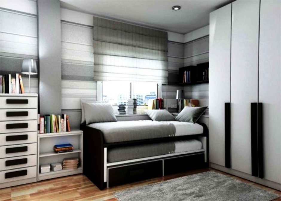 Мебель в спальню в современном стиле для подростков