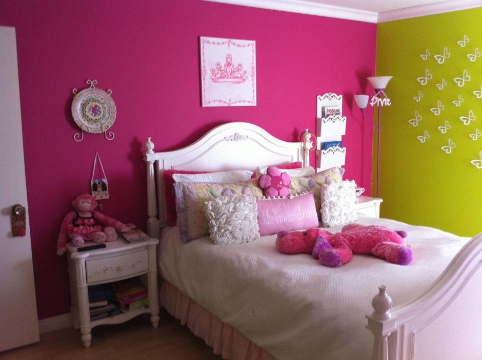 Покраска детской комнаты для девочек