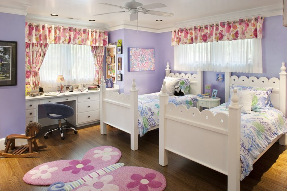 Красивые комнаты для двух девочек