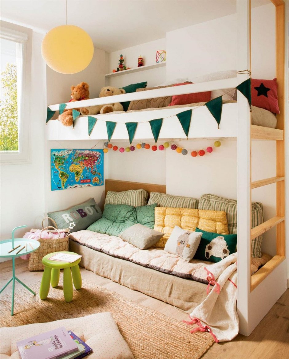 Уютная детская комната для двоих