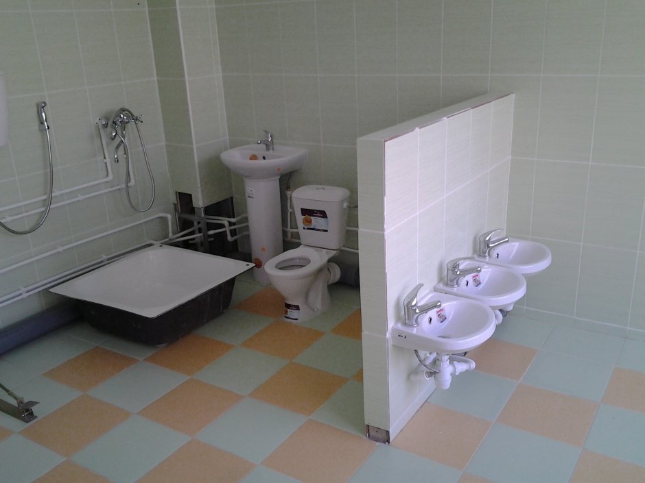 Санитарная комната в детском саду