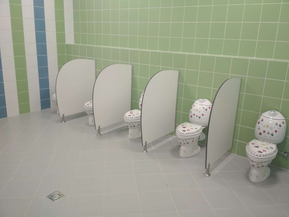 Туалетные перегородки для детских садов