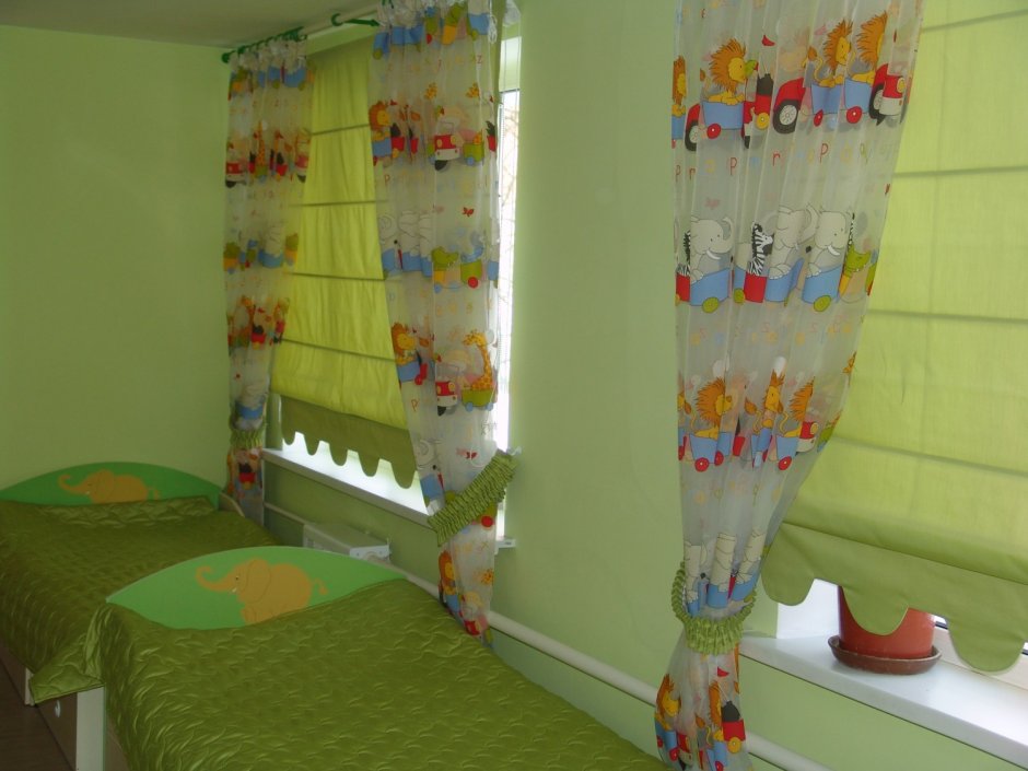 Детские шторы для детского сада