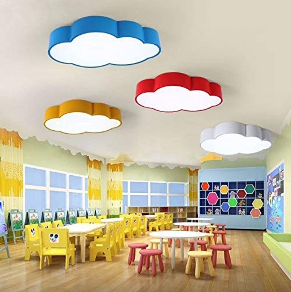 Потолок в детском саду (33 фото)