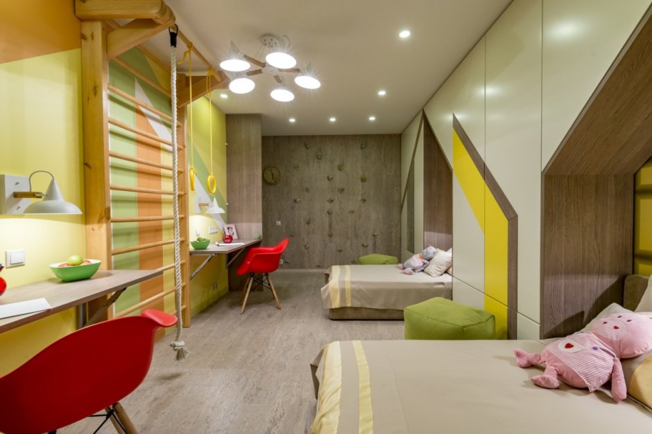 Разделить комнату для разнополых детей