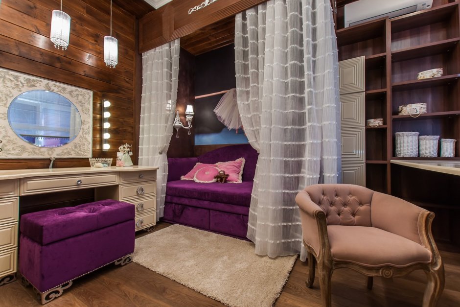 Школа ремонта комната для девочки