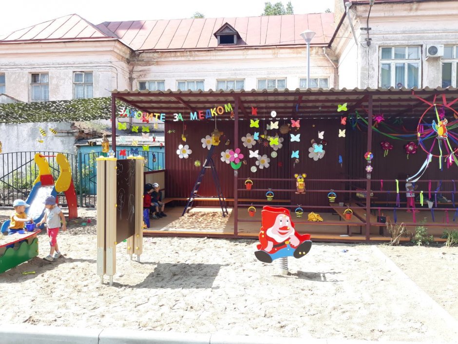 Зонирование участка детского сада