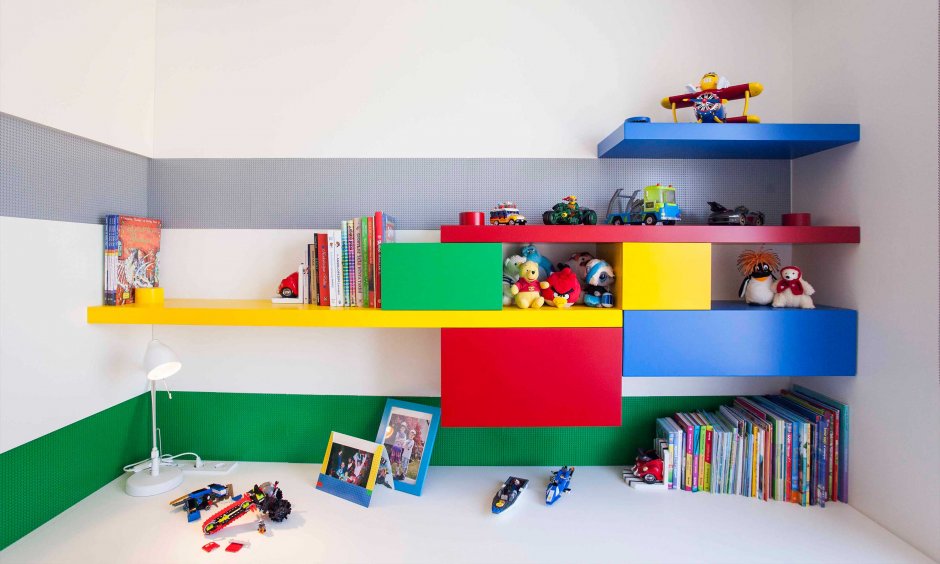 Интерьер детской комнаты в стиле лего