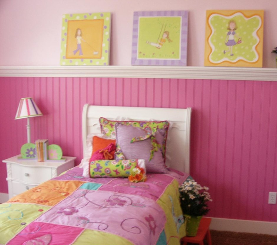 Желтая спальня для девочки