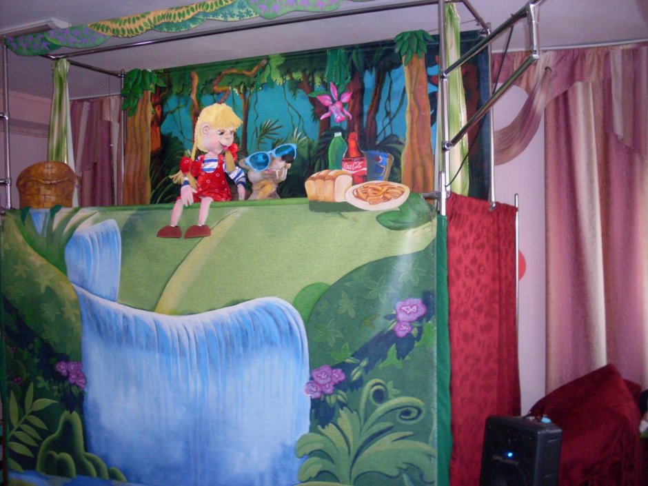 Декорации для кукольного театра в детском саду