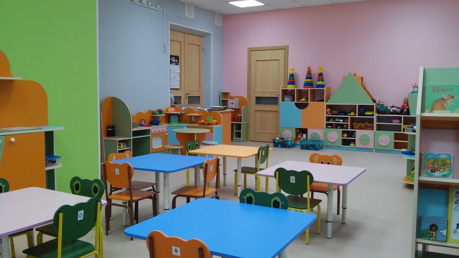 Мебель для игровой зоны в детском саду ясельной группы