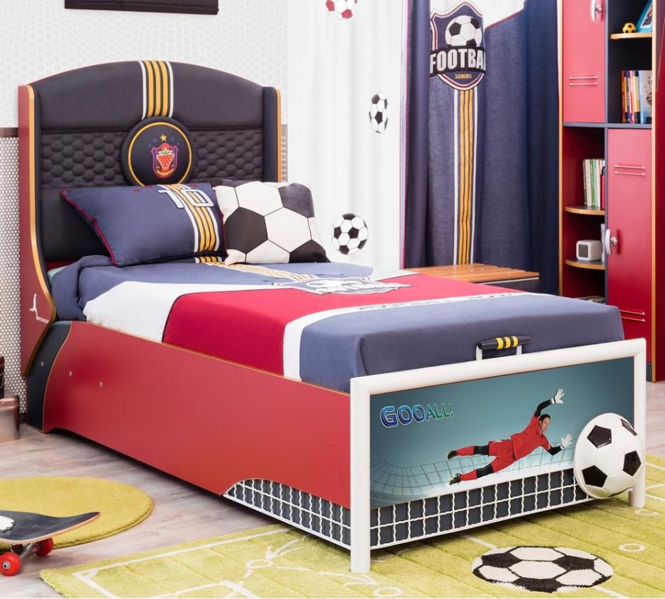 Футбольная кровать для мальчика
