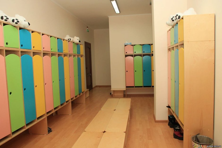 Раздевальные шкафчики в детский сад