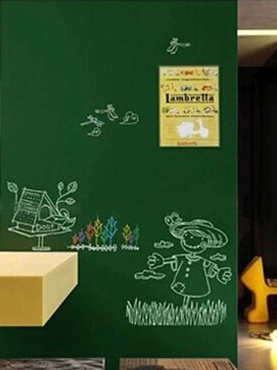 Графитовая доска в детской комнате