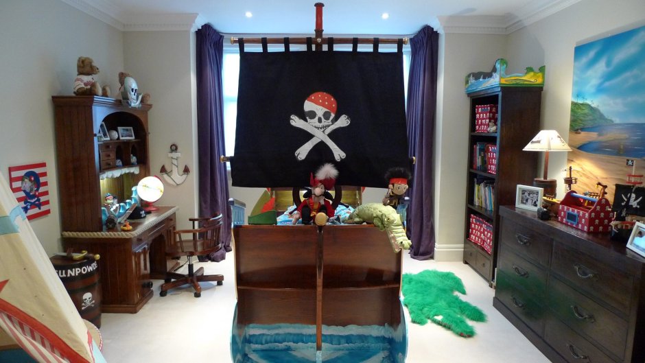 Детская комната в морском стиле