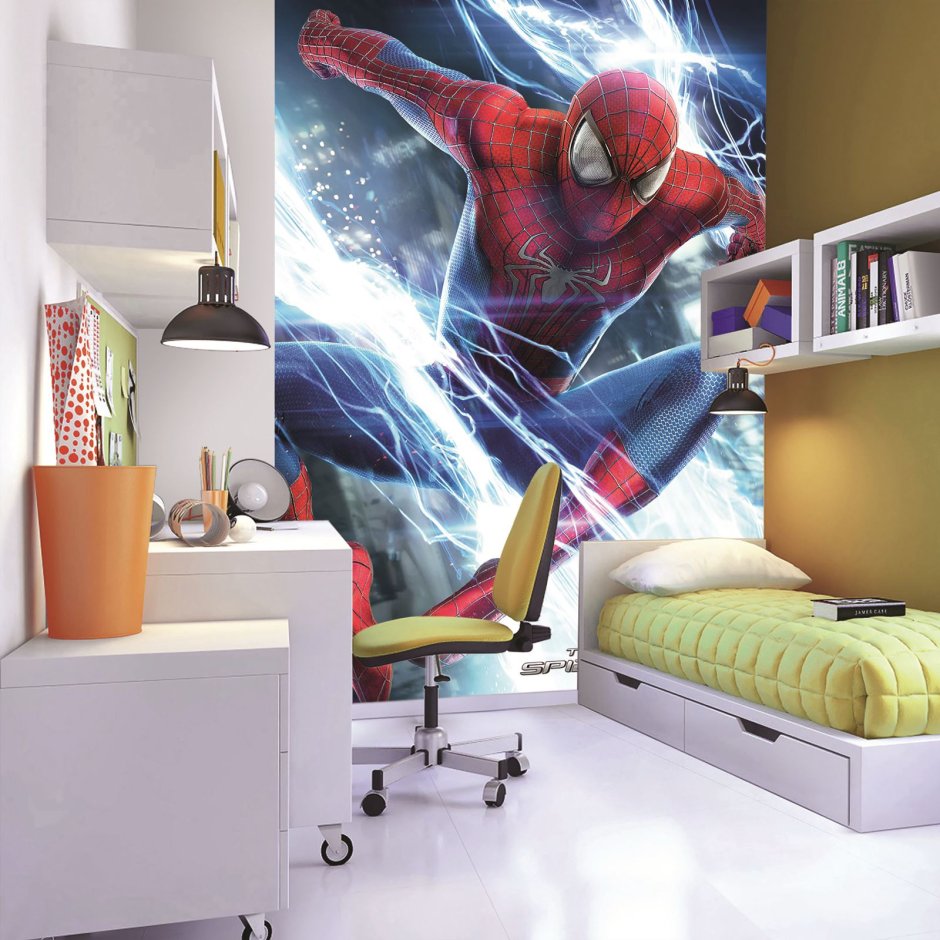Комната для мальчика с человеком пауком