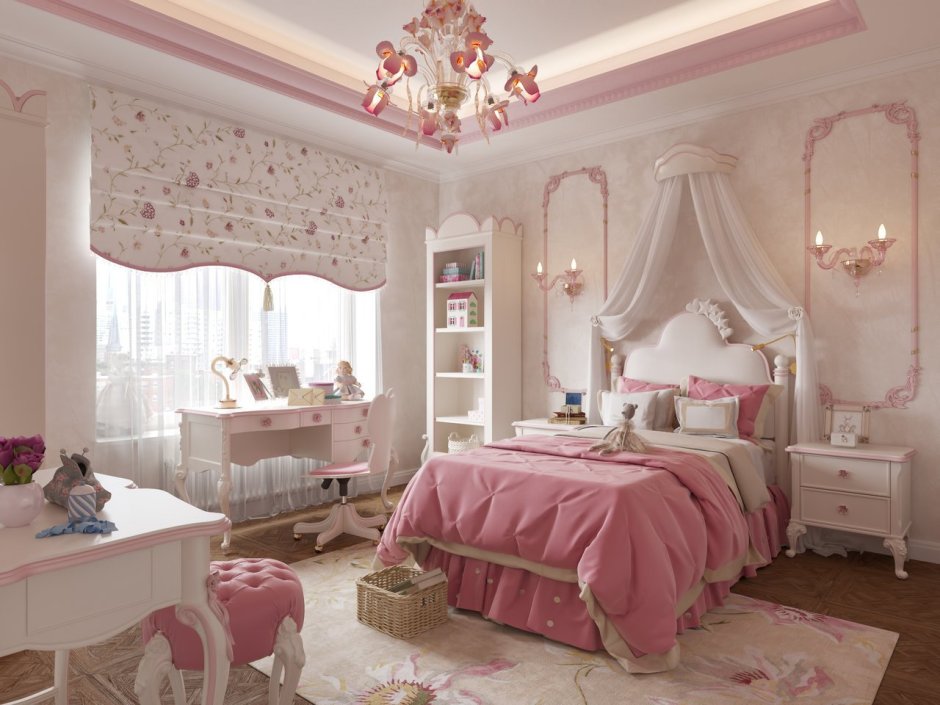 Роскошная комната для девочки подростка