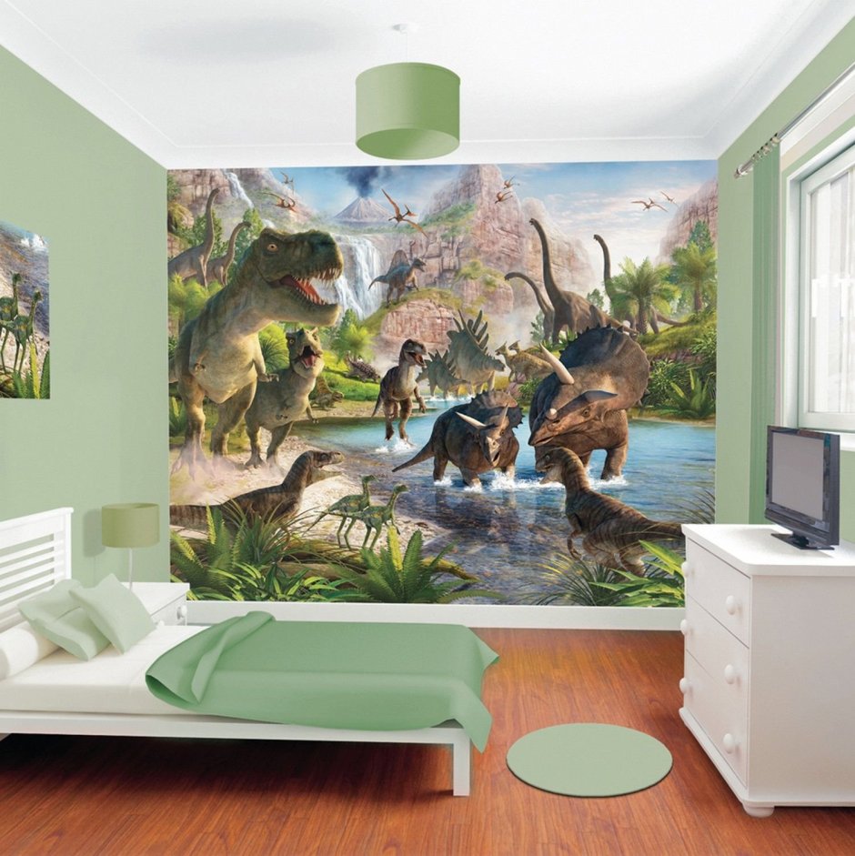 Комната в стиле динозавров