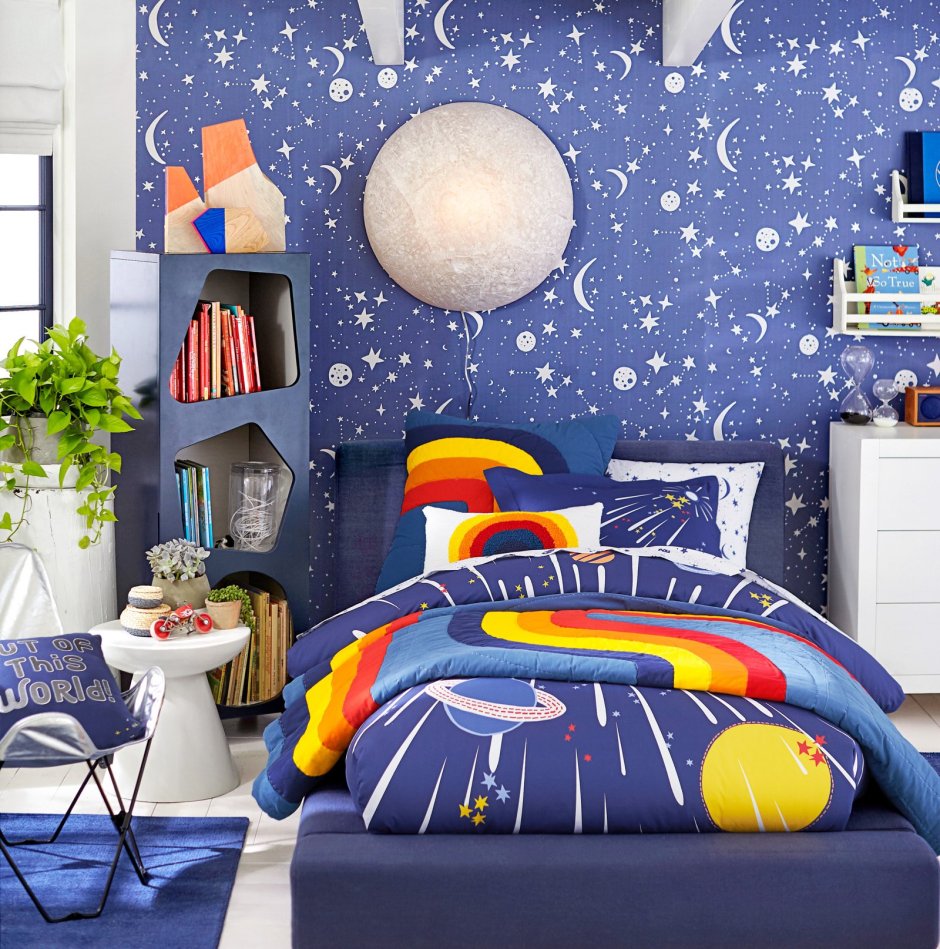Космическая спальня для мальчика
