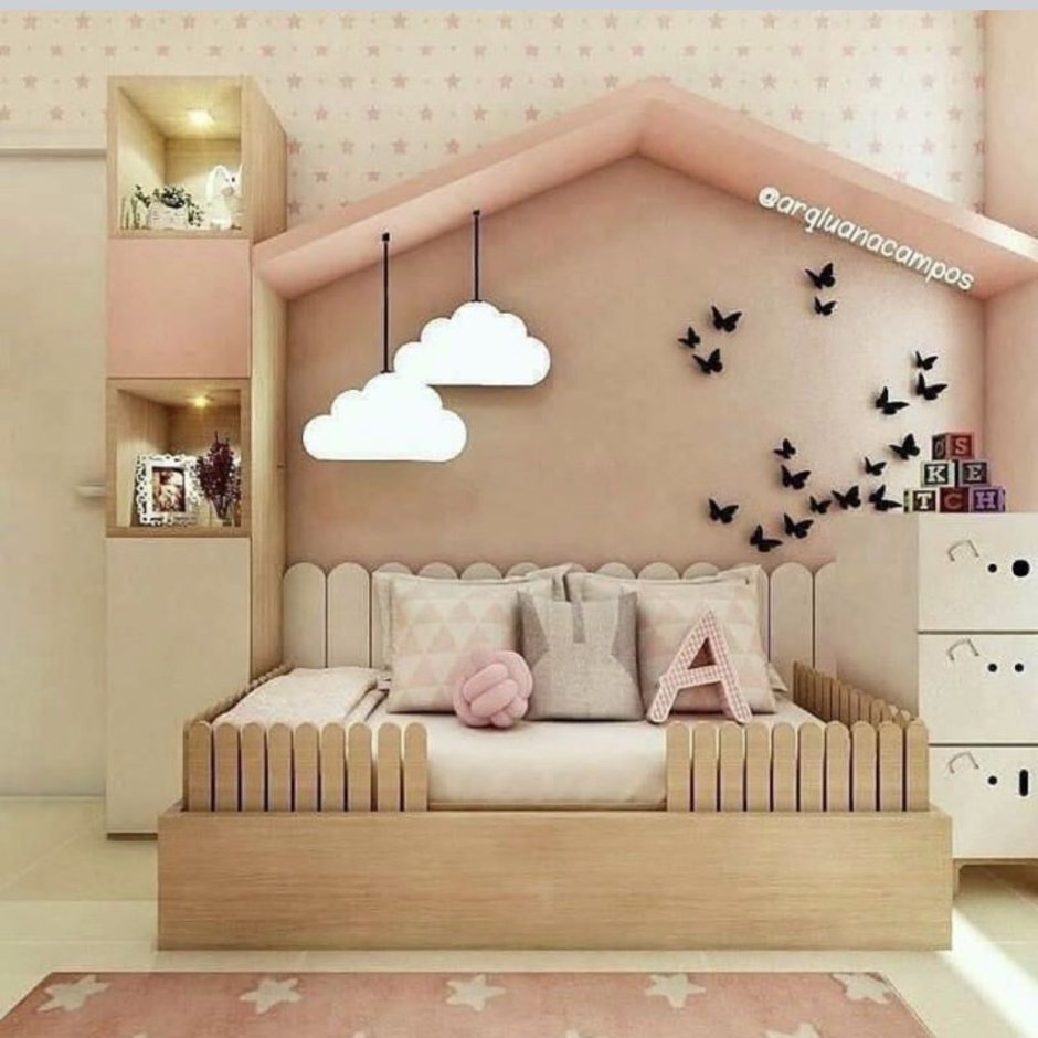 дизайнерские кровати для девочек