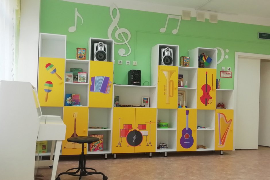Мебель в музыкальный зал в детском саду
