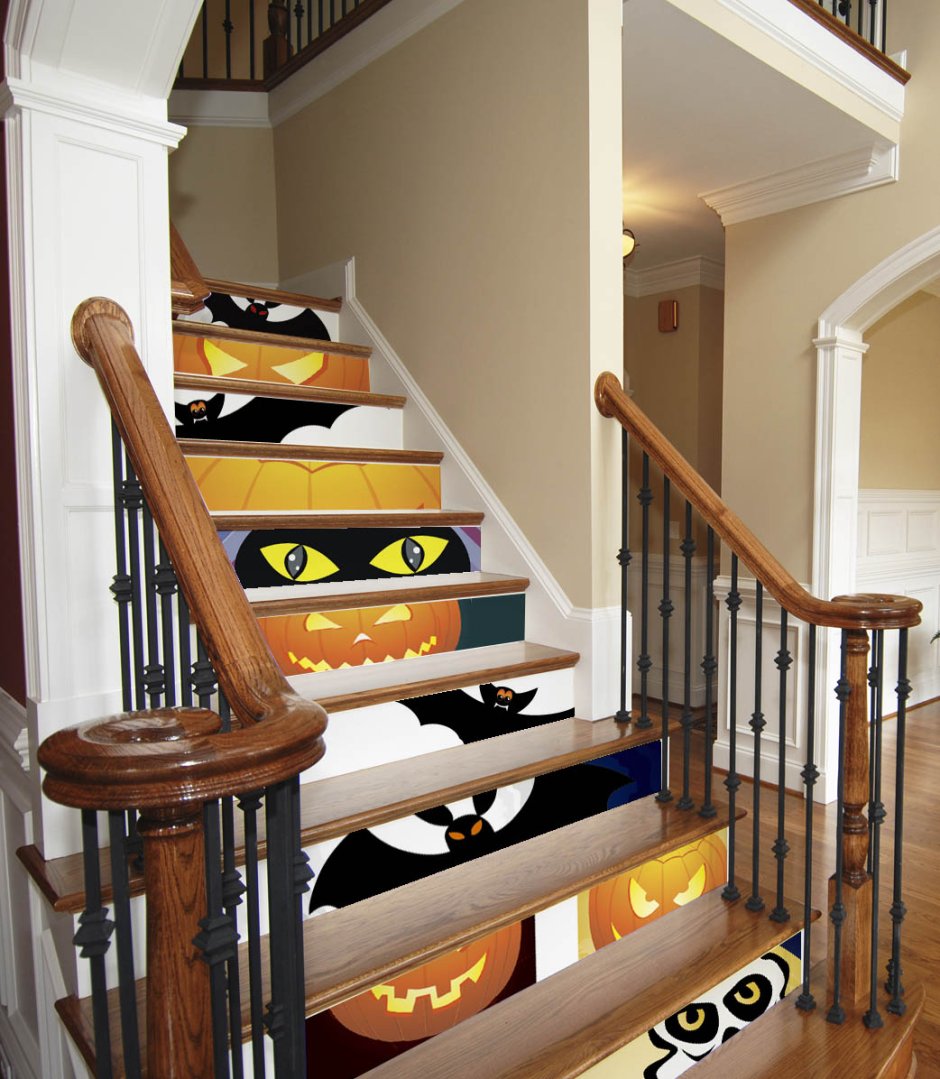 Красивые декоры лестниц