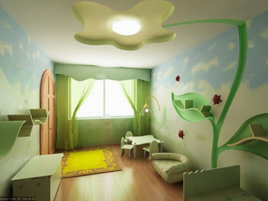 Детские комнаты из гипсокартона